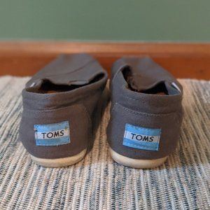 Gray Classic Toms Canvas